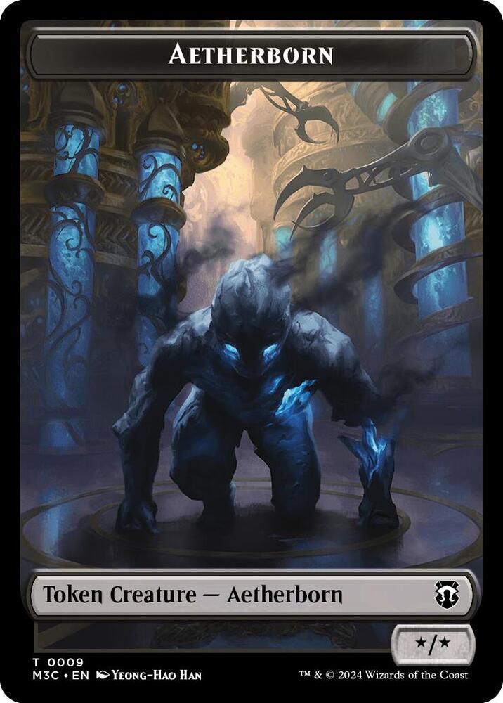 Aetherborn // Thopter Double-Sided Token 9 // 26 card from Commander: Modern Horizons 3
