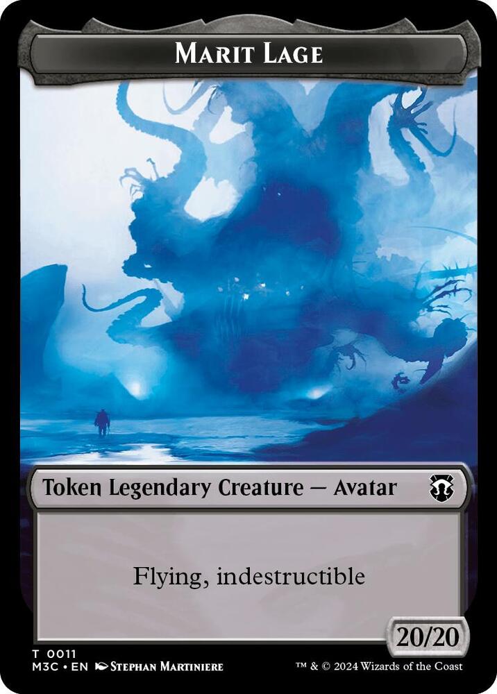 Marit Lage // Sand Warrior Double-Sided Token 11 // 23 card from Commander: Modern Horizons 3