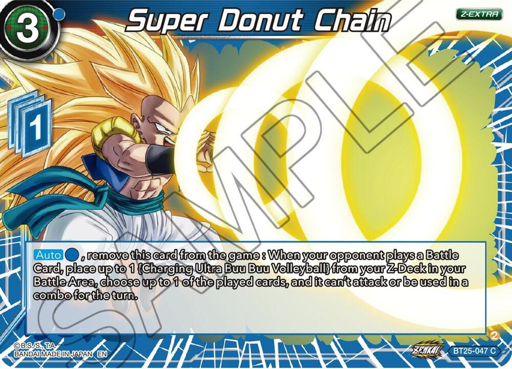 Super Donut Chain BT25-047 card from Legend of the Dragon Balls