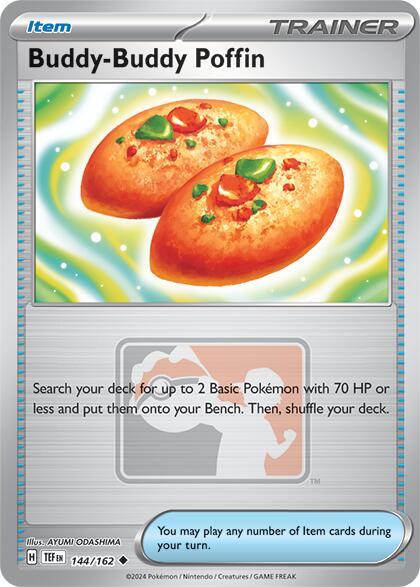 Buddy-Buddy Poffin 144/162 card from League & Championship Cards