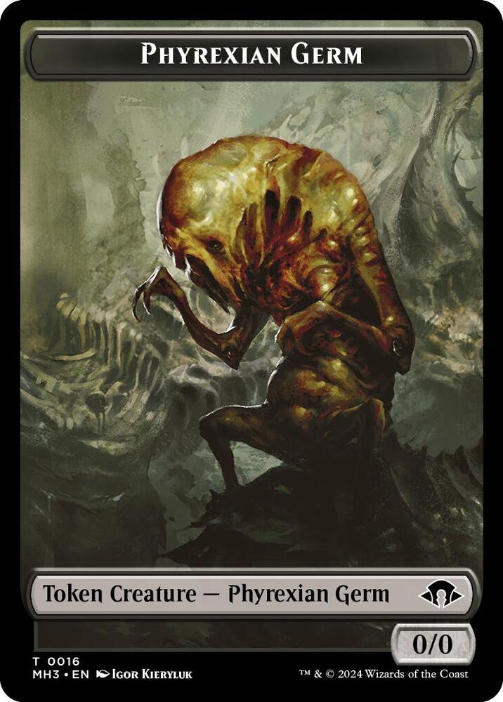 Phyrexian Germ // Zombie Army Double-Sided Token 16 // 22 card from Modern Horizons 3