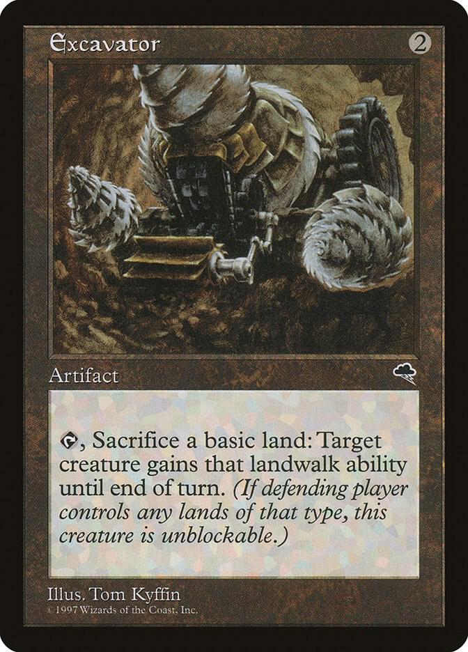 Excavator 287 card from Tempest