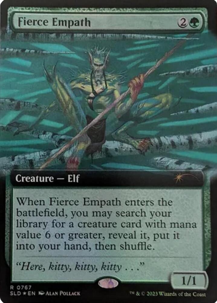 Fierce Empath (Extended Art) 767 card from Secret Lair Drop Series