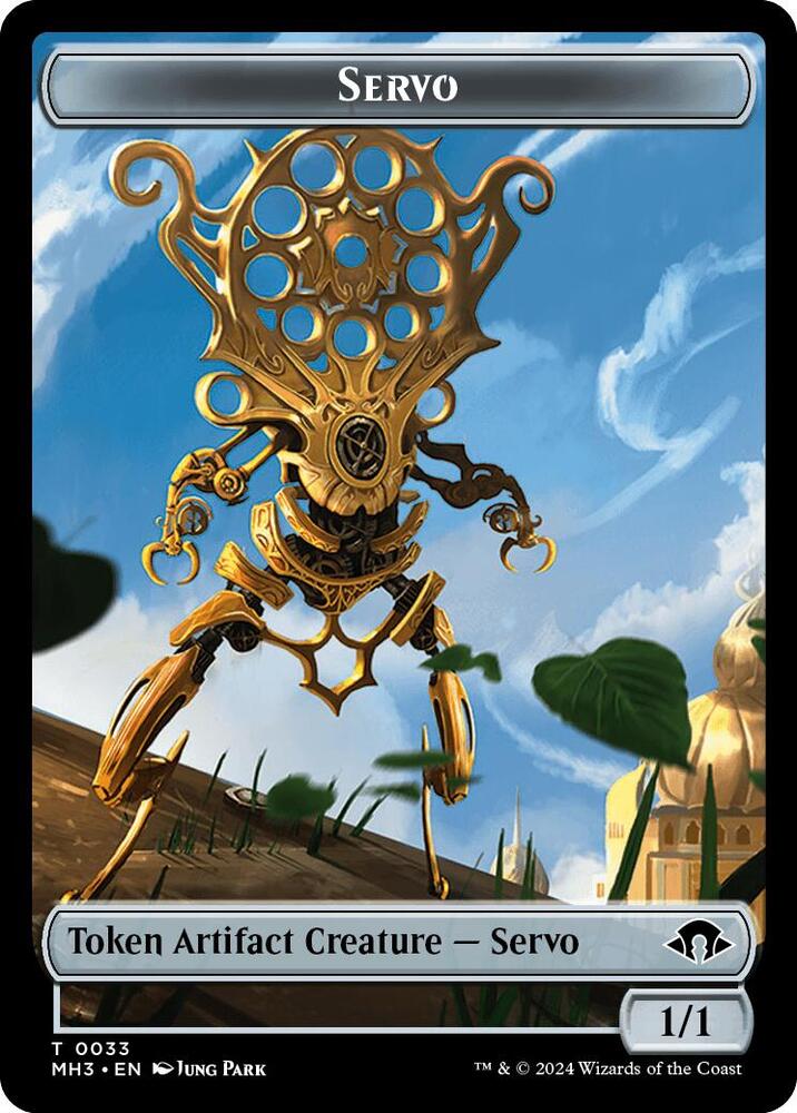 Servo // Moonfolk Double-Sided Token 33 // 12 card from Modern Horizons 3