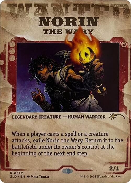Norin the Wary 827 card from Secret Lair Drop Series