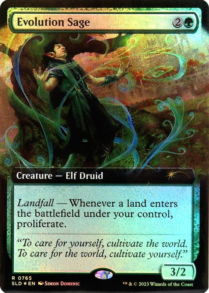 Evolution Sage (Extended Art) 765 card from Secret Lair Drop Series