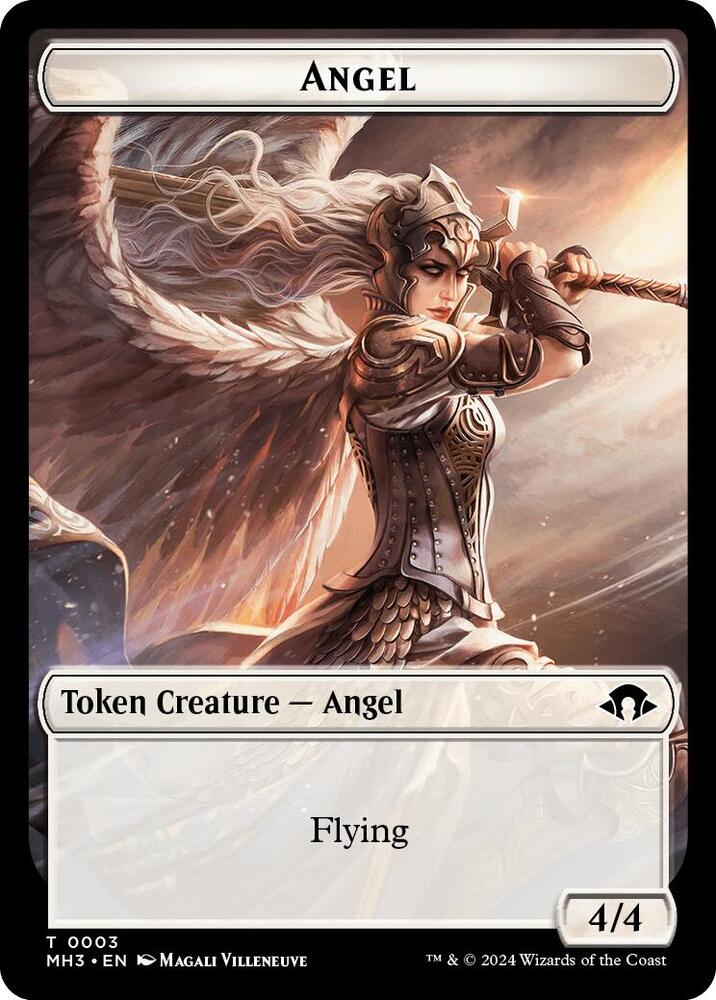 Angel Token 3 card from Modern Horizons 3