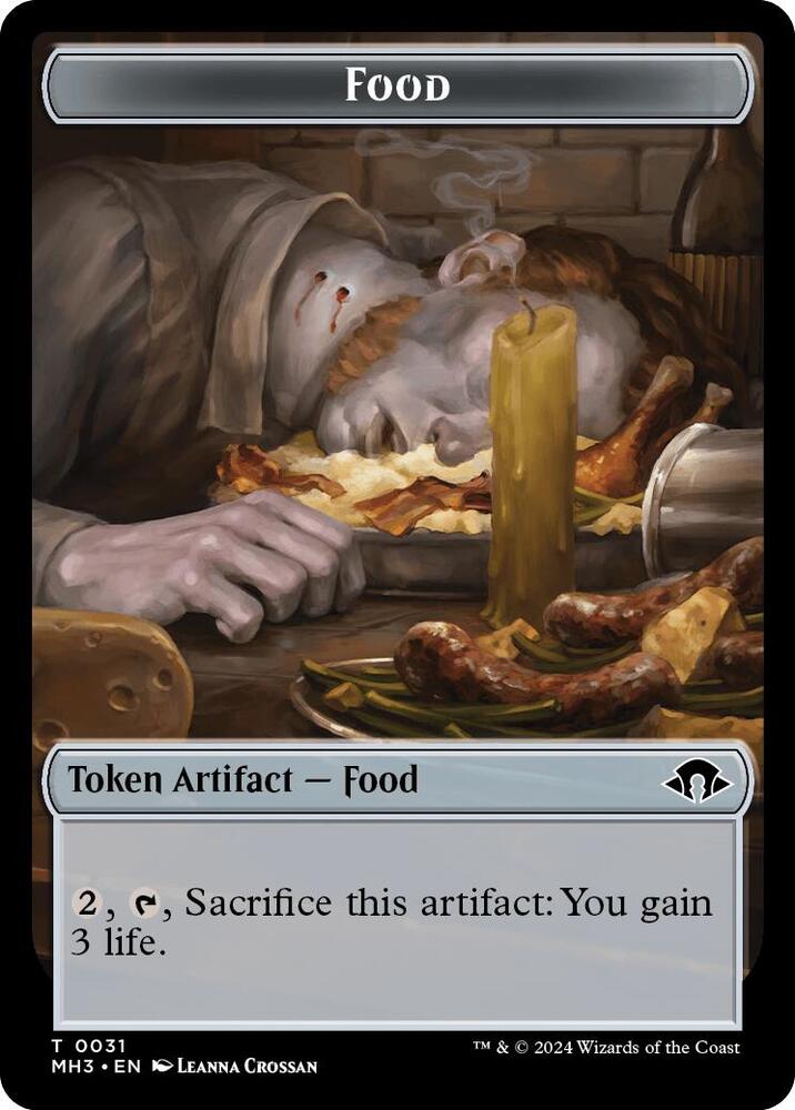 Food // Energy Reserve Double-Sided Token 31 // 36 card from Modern Horizons 3