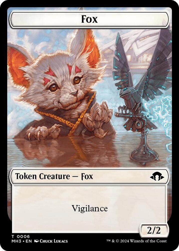 Fox Token 6 card from Modern Horizons 3