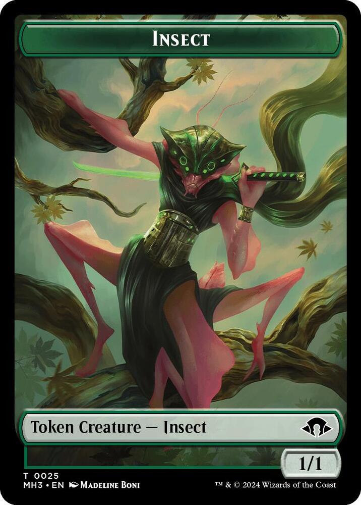 Insect Token 25 card from Modern Horizons 3