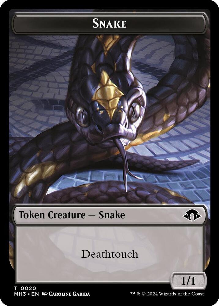 Snake Token 20 card from Modern Horizons 3