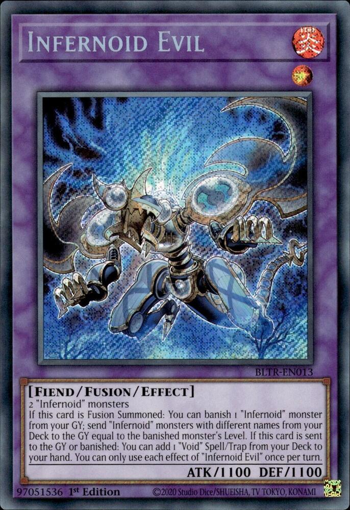 Infernoid Evil BLTR-EN013 card from Battles of Legend: Terminal Revenge