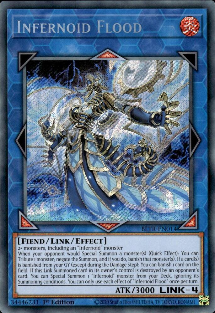 Infernoid Flood BLTR-EN014 card from Battles of Legend: Terminal Revenge