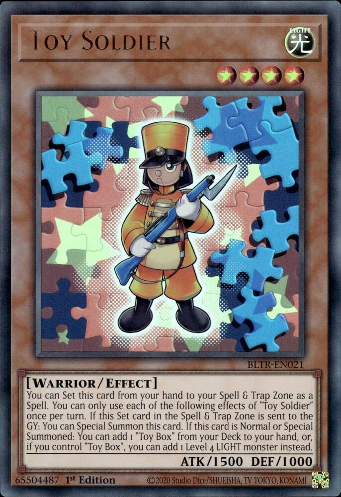 Toy Soldier BLTR-EN021 card from Battles of Legend: Terminal Revenge