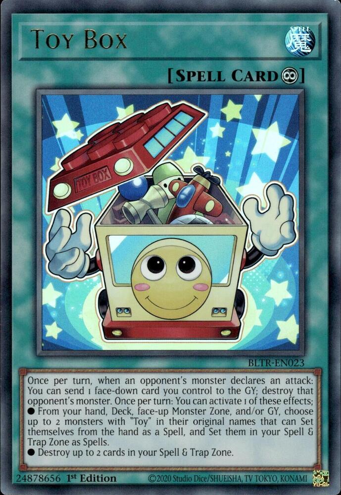 Toy Box BLTR-EN023 card from Battles of Legend: Terminal Revenge