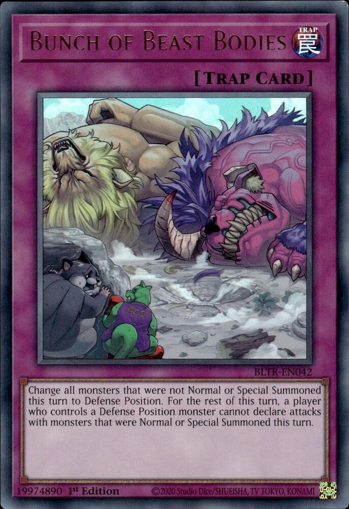 Bunch of Beast Bodies BLTR-EN042 card from Battles of Legend: Terminal Revenge