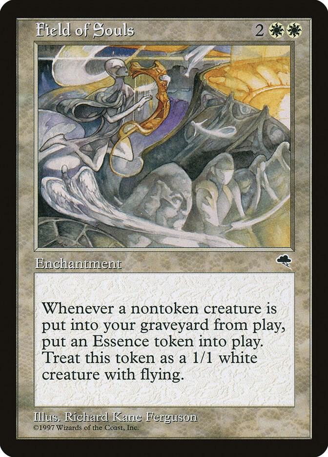 Field of Souls 18 card from Tempest