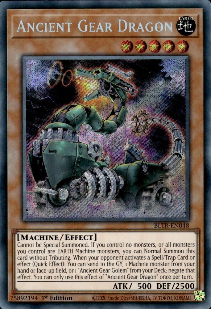 Ancient Gear Dragon BLTR-EN048 card from Battles of Legend: Terminal Revenge