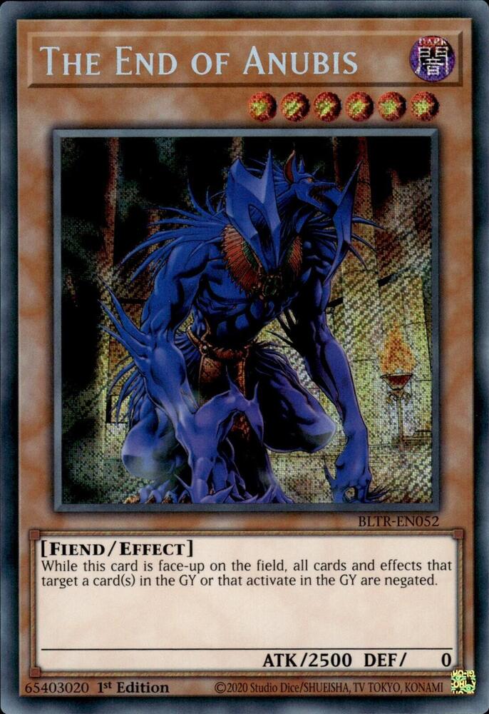 The End of Anubis BLTR-EN052 card from Battles of Legend: Terminal Revenge