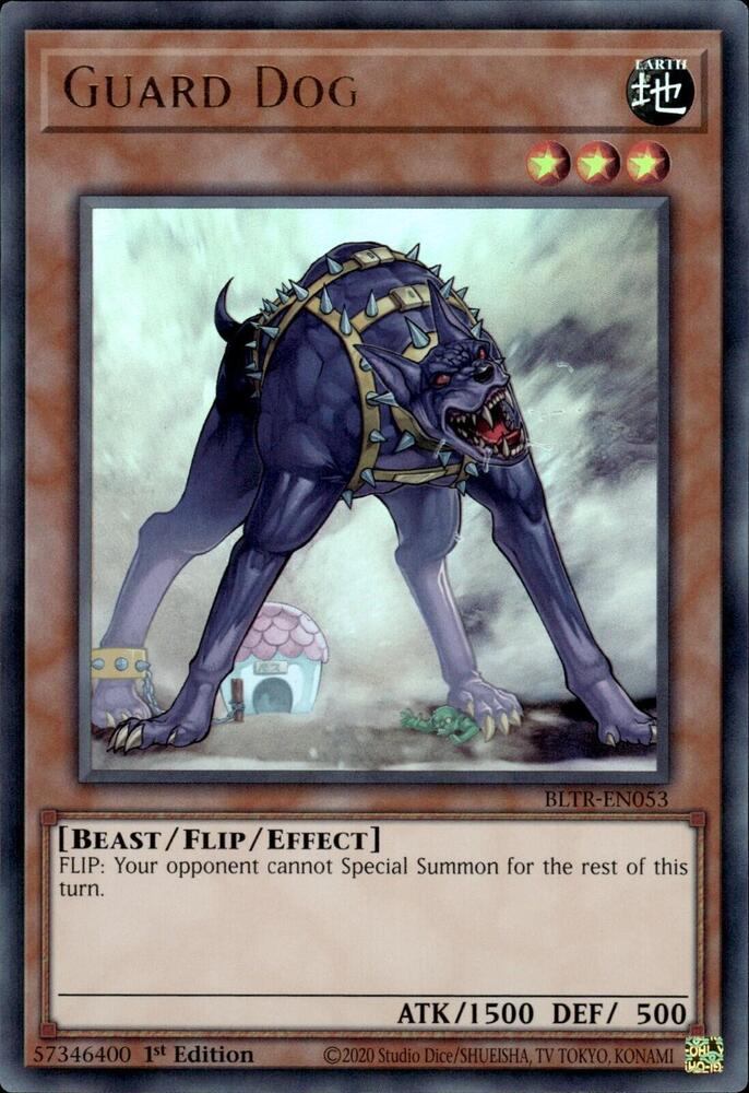 Guard Dog BLTR-EN053 card from Battles of Legend: Terminal Revenge