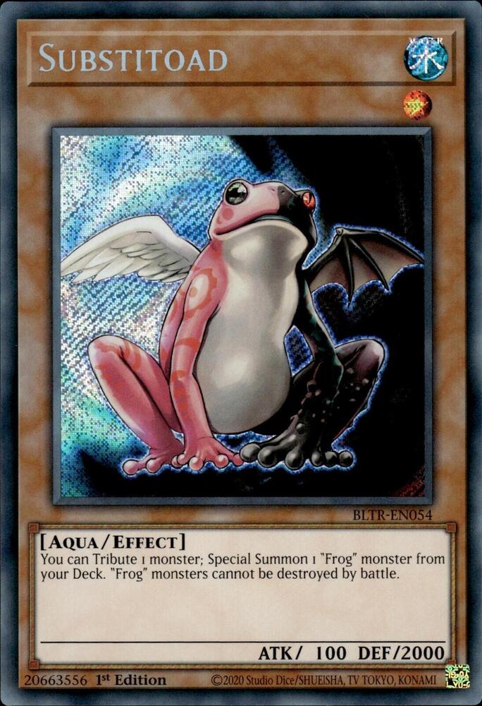 Substitoad BLTR-EN054 card from Battles of Legend: Terminal Revenge