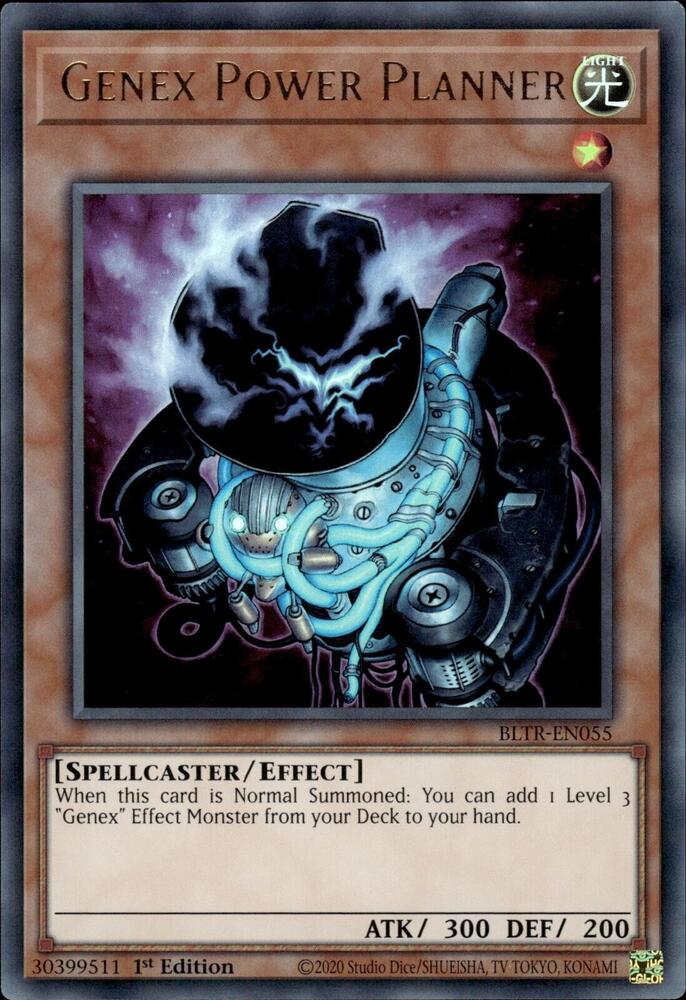 Genex Power Planner BLTR-EN055 card from Battles of Legend: Terminal Revenge