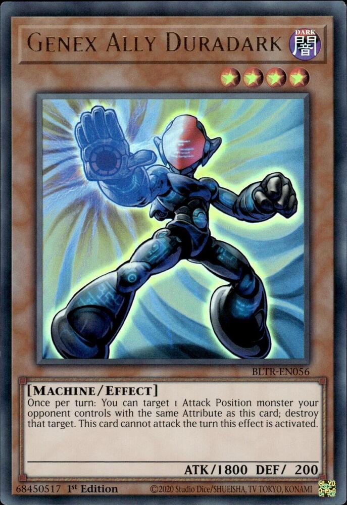 Genex Ally Duradark BLTR-EN056 card from Battles of Legend: Terminal Revenge