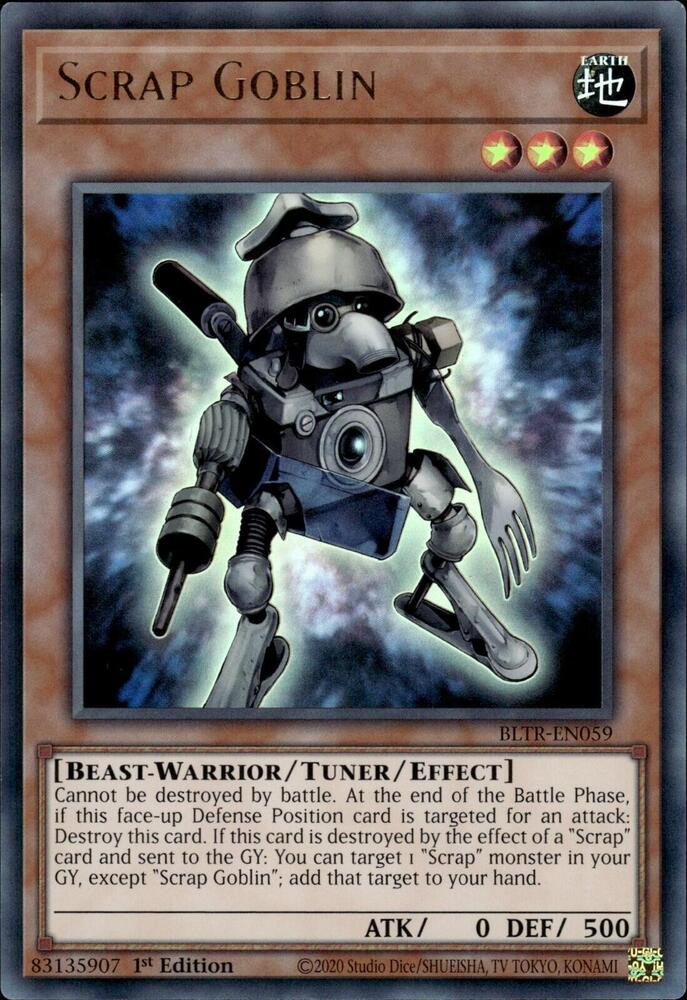 Scrap Goblin BLTR-EN059 card from Battles of Legend: Terminal Revenge