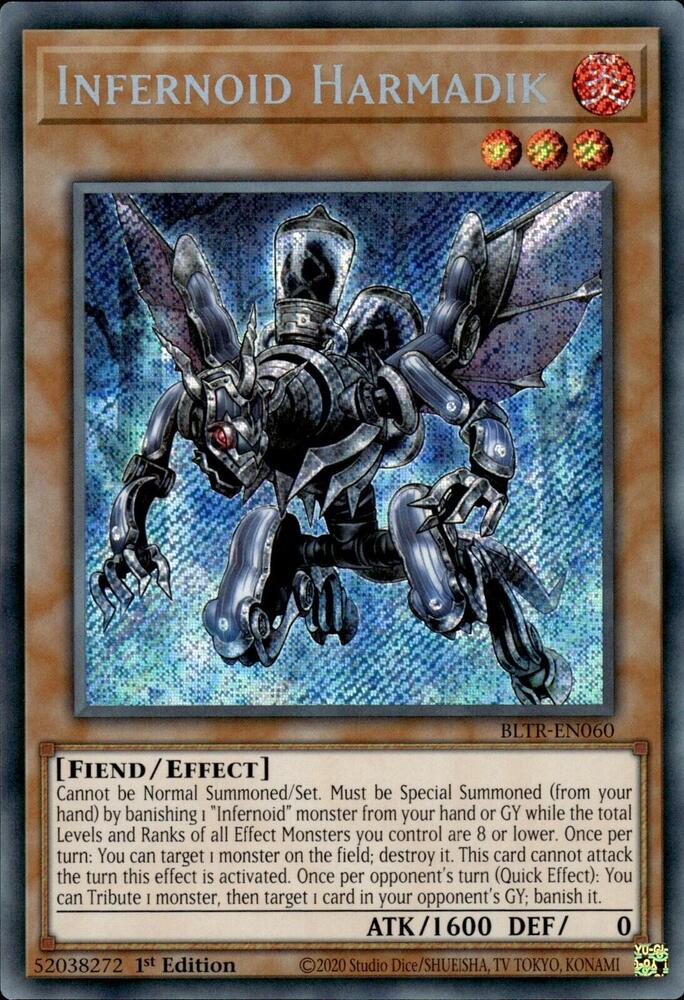 Infernoid Harmadik BLTR-EN060 card from Battles of Legend: Terminal Revenge