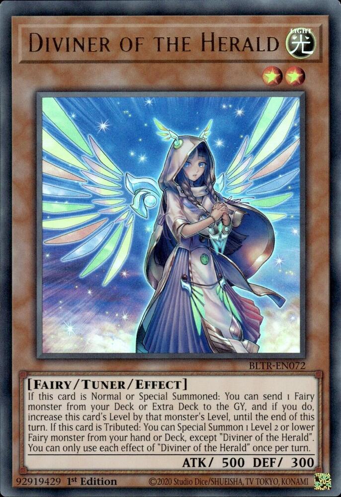 Diviner of the Herald BLTR-EN072 card from Battles of Legend: Terminal Revenge