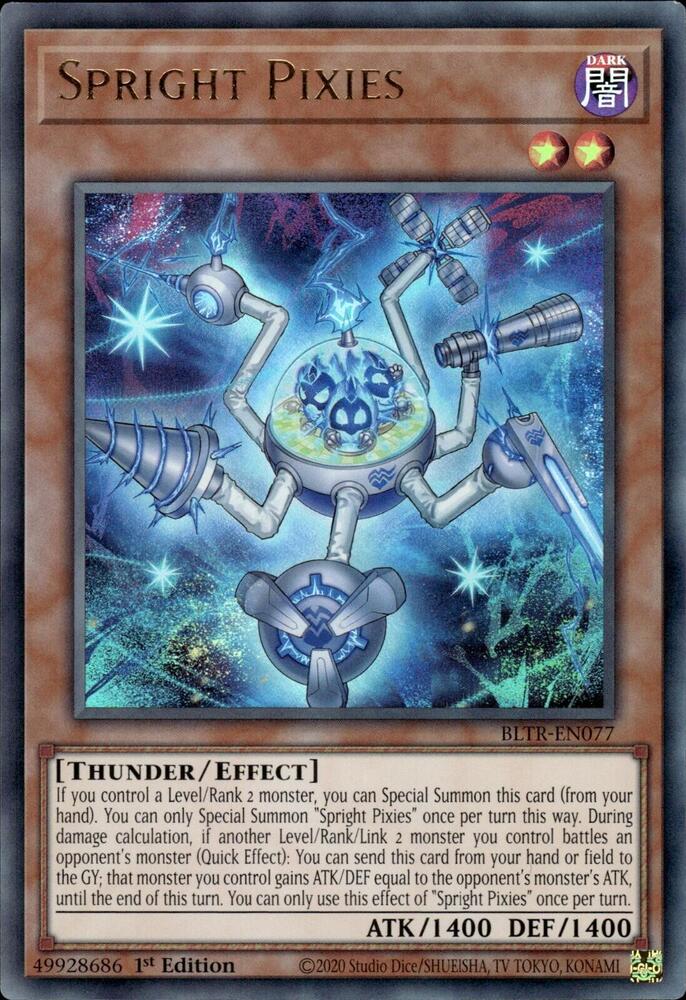 Spright Pixies BLTR-EN077 card from Battles of Legend: Terminal Revenge