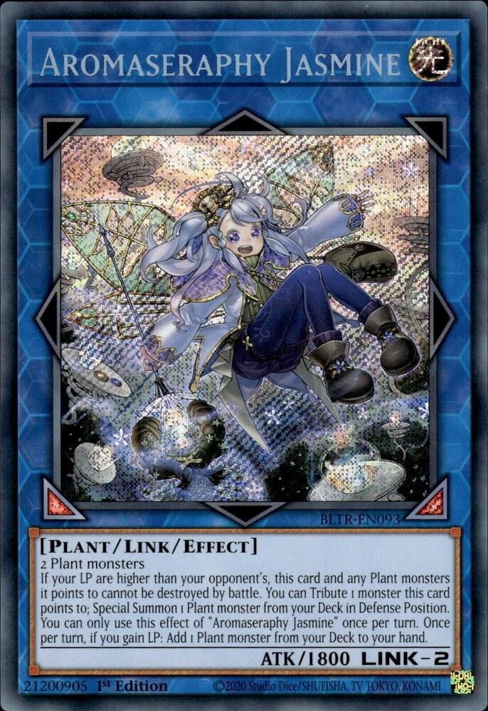Aromaseraphy Jasmine BLTR-EN093 card from Battles of Legend: Terminal Revenge