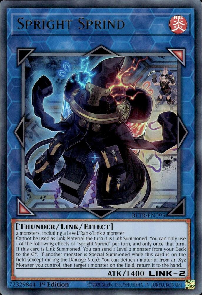 Spright Sprind BLTR-EN095 card from Battles of Legend: Terminal Revenge