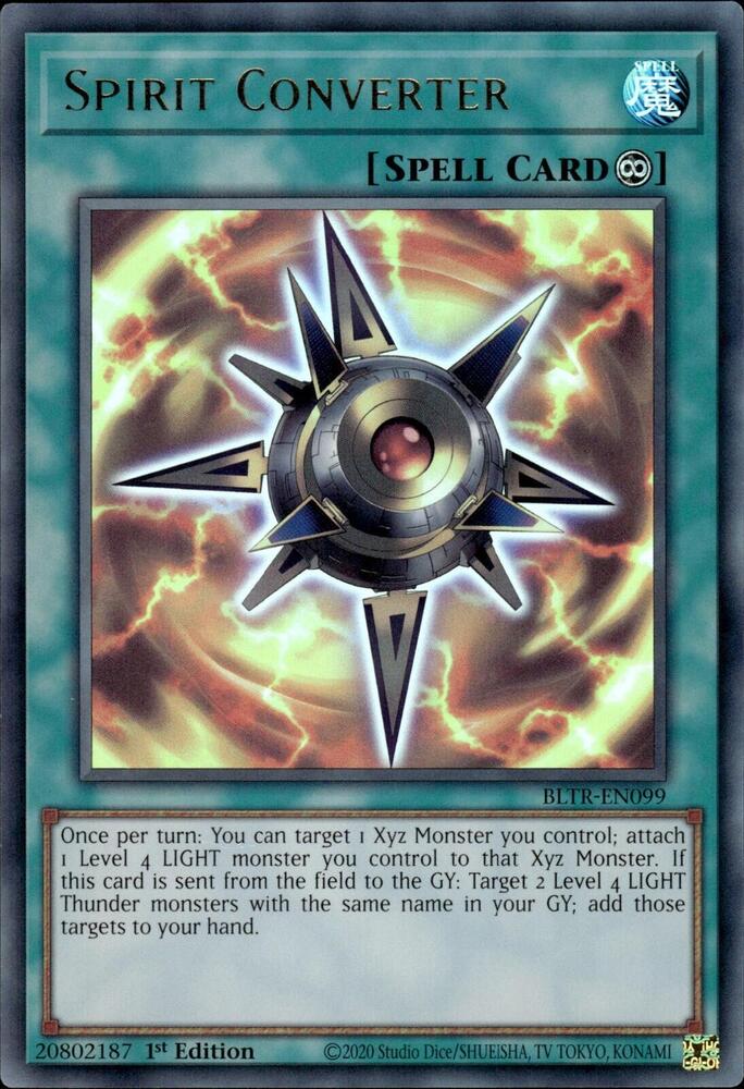 Spirit Converter BLTR-EN099 card from Battles of Legend: Terminal Revenge