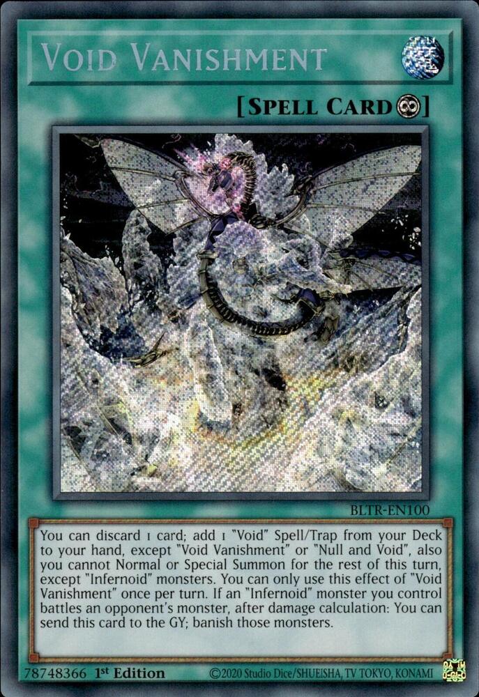 Void Vanishment BLTR-EN100 card from Battles of Legend: Terminal Revenge