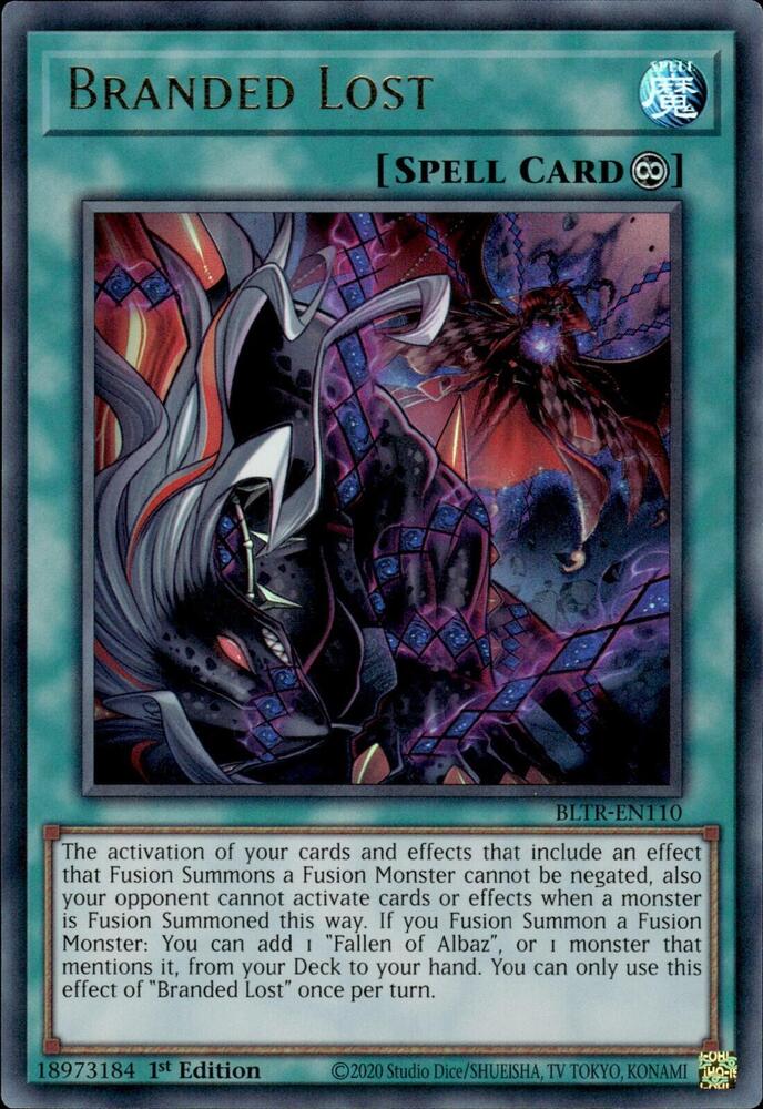 Branded Lost BLTR-EN110 card from Battles of Legend: Terminal Revenge