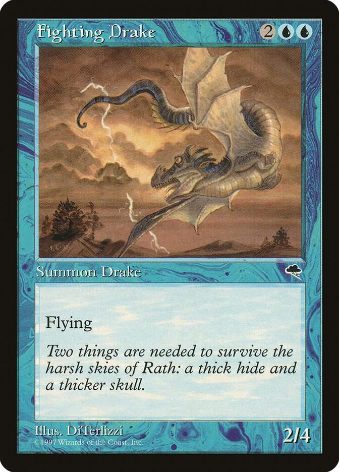 Fighting Drake 63 card from Tempest