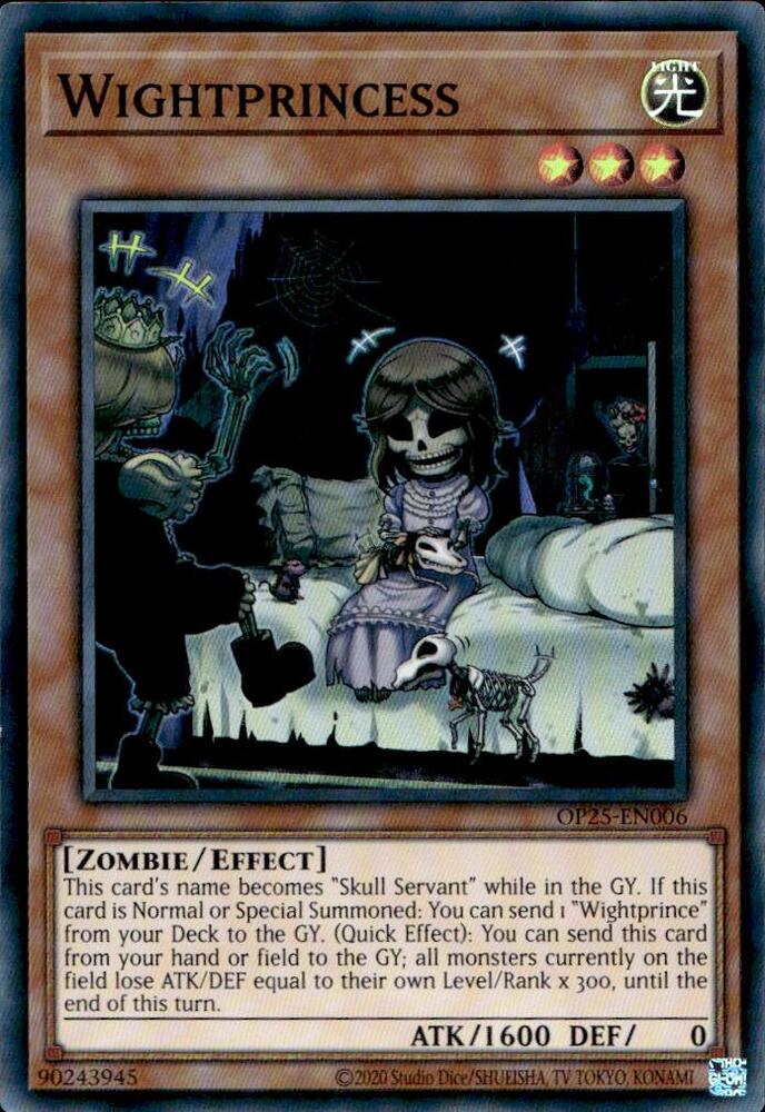 Wightprincess OP25-EN006 card from OTS Tournament Pack 25