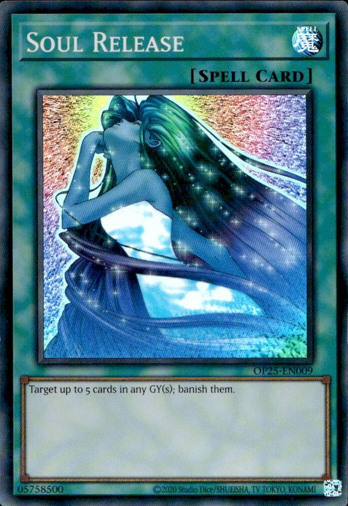 Soul Release OP25-EN009 card from OTS Tournament Pack 25