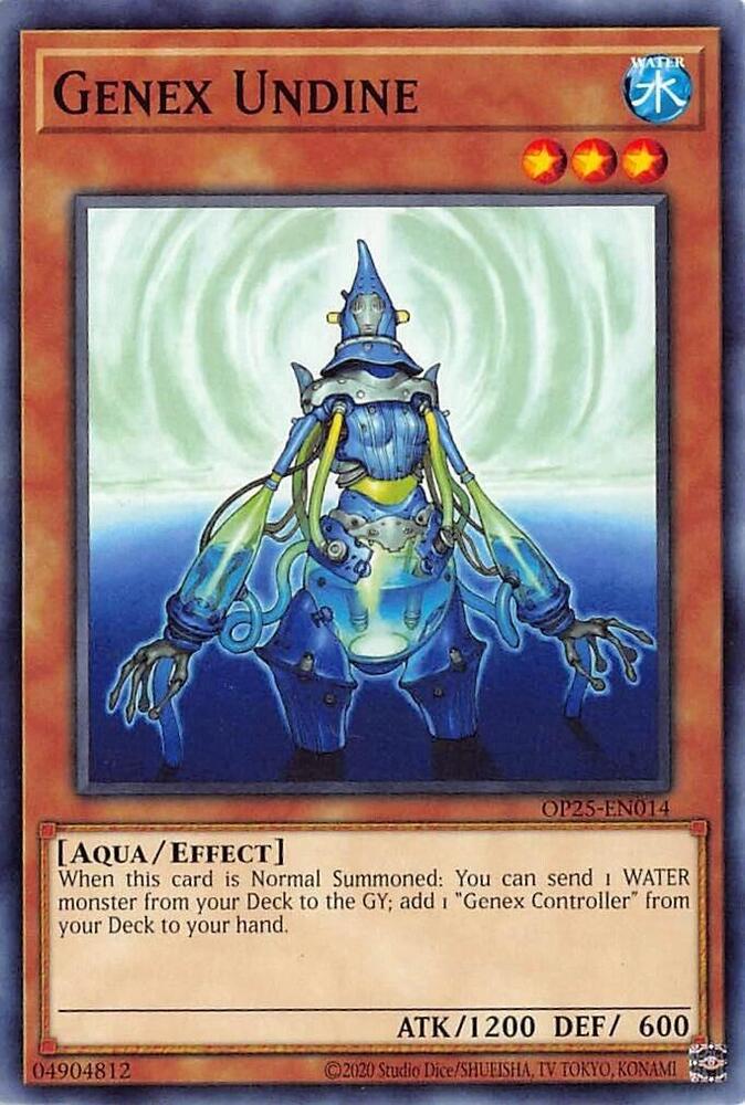 Genex Undine OP25-EN014 card from OTS Tournament Pack 25