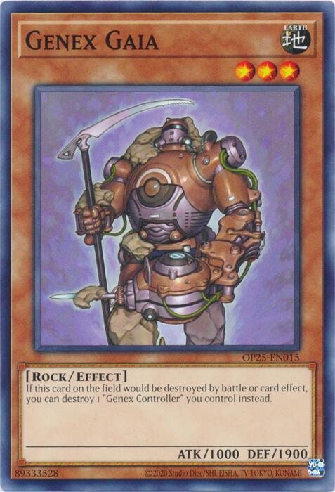Genex Gaia OP25-EN015 card from OTS Tournament Pack 25