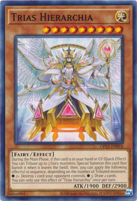 Trias Hierarchia OP25-EN018 card from OTS Tournament Pack 25