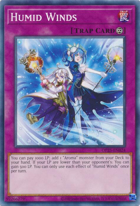 Humid Winds OP25-EN024 card from OTS Tournament Pack 25