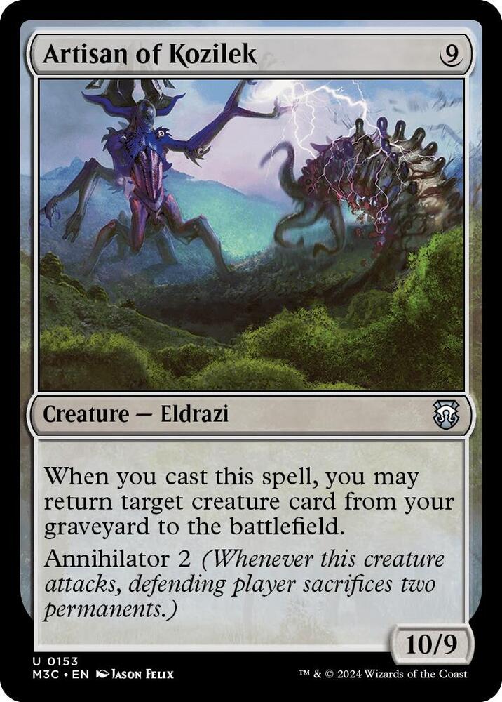 Artisan of Kozilek (Ripple Foil) 153 card from Commander: Modern Horizons 3