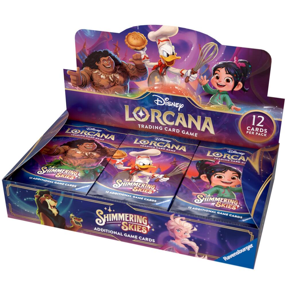 Disney Lorcana: Shimmering Skies Booster Box card from Shimmering Skies