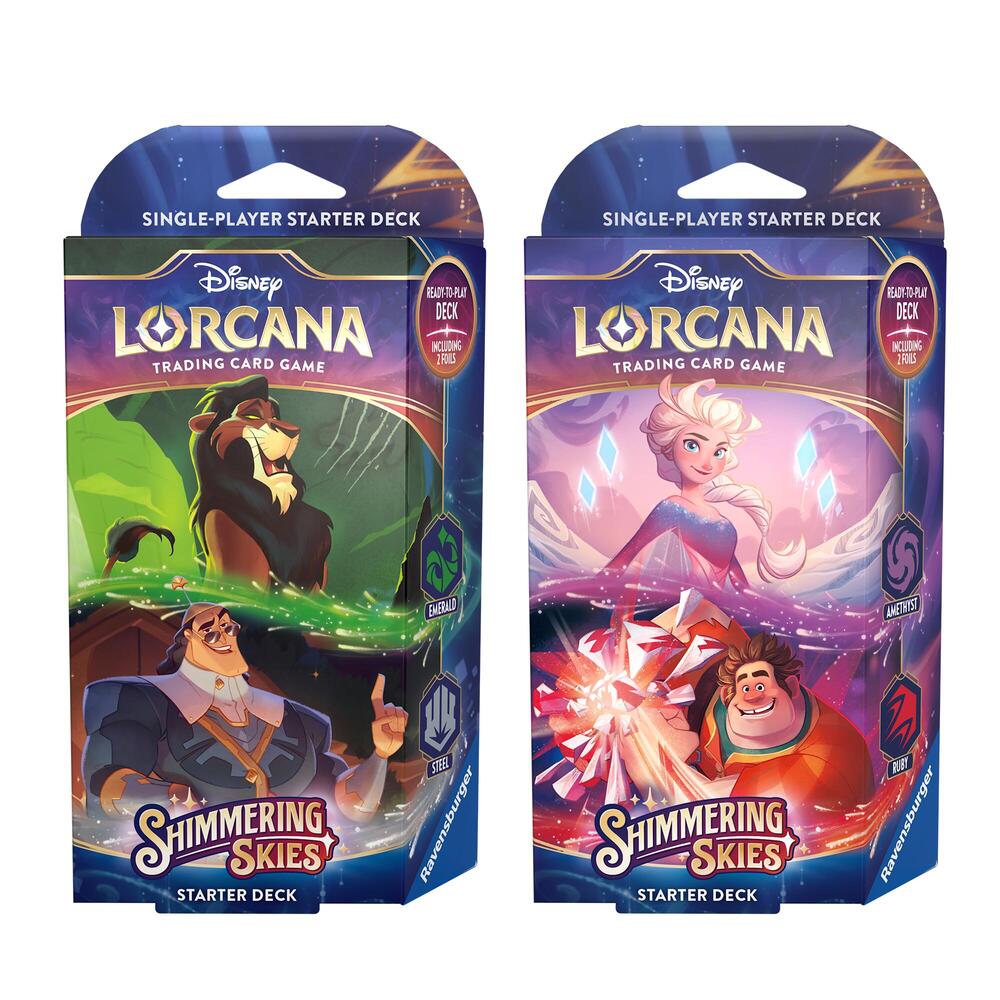 Disney Lorcana: Shimmering Skies Starter Deck [Set of 2] card from Shimmering Skies