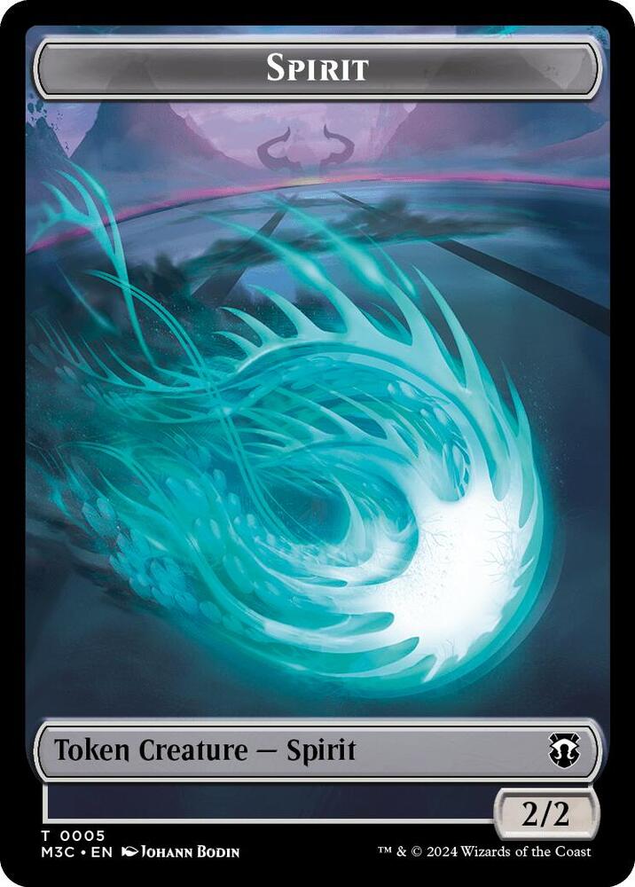 Spirit (Ripple Foil) // Eldrazi Double-Sided Token 5 // 1 card from Commander: Modern Horizons 3