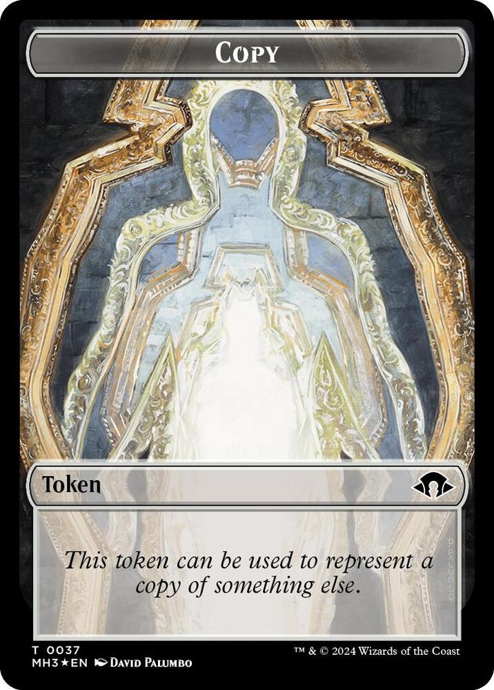 Copy (Ripple Foil) // Gremlin Double-Sided Token 37 // 23 card from Modern Horizons 3