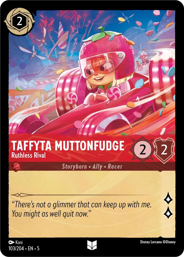 Taffyta Muttonfudge - Ruthless Rival 103/204 card from Shimmering Skies