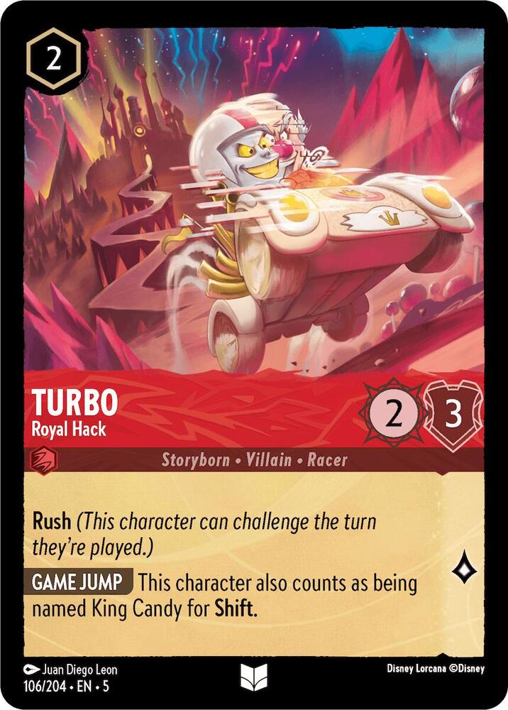 Turbo - Royal Hack 106/204 card from Shimmering Skies